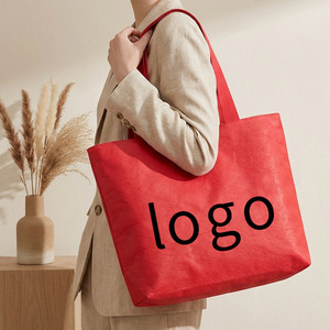 Borsa per <span class=keywords><strong>la</strong></span> <span class=keywords><strong>spesa</strong></span> in Tyvek personalizzata, ecologica, impermeabile, in carta DuPont, borsa tote promozionale all'ingrosso con logo - Product Image 6