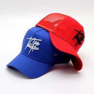 Gorra de béisbol deportiva para hombre de alta calidad, sarga de algodón con logotipo blanco, estilo callejero de moda y elegante - Product Image 5