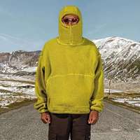 Sudaderas Sherpa para hombre, sudadera de forro polar premium, gruesa, cálida, para invierno, holgada, informal, a la moda