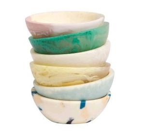 ชุดเซิร์ฟเวอร์สลัดอีพอกซีเรซินธรรมชาติชามผสมอาหารผสมเรซินขนาดพิเศษ - Product Image 2