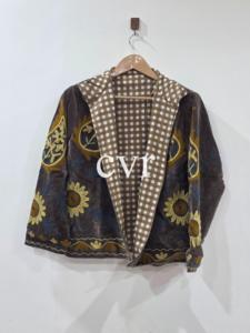เสื้อโค้ทผ้าฝ้ายปักมือ คอจีน แขนยาว สไตล์จีน ลายเพสลีย์ เสื้อคลุมฤดูใบไม้ผลิ สำหรับผู้ใหญ่ ผู้หญิง ลำลอง - Product Image 2