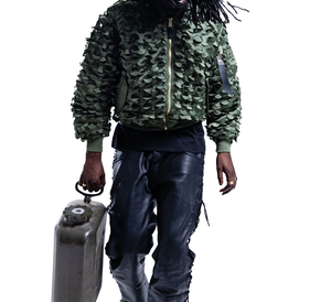 Chaqueta Bomber Impermeable y Cortavientos para Hombre Fearless Souls, con Logotipo Frontal, Camuflaje, Estilo Formal, Road Victory Greatness Unfolds - Product Image 3