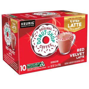 The Original Donut Shop One Step Red Velvet Latte, Capsule K-Cup Monodose Keurig, <span class=keywords><strong>Caffè</strong></span> Aromatizzato, Confezione da 60 - Product Image 6