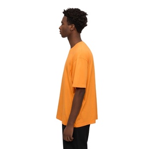 Camiseta de Hombre Estilo Urbano con Hombros Caídos, Cuello Redondo, Oversize, de Algodón, Ajuste Holgado, Casual, Moda de Verano, Personalizada, OEM, Marca Privada, de Fábrica - Product Image 2