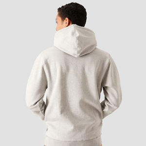 Sudadera con capucha de algodón 100% personalizada para hombre, sudadera ajustada Unisex de gran tamaño de mezcla de algodón, jersey de otoño, cuello con capucha holgado - Product Image 3