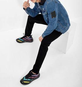 2025 bomber <b>denim</b> jacket custom logo jackets fashion <b>denim</b> jacket men - Product Image 2