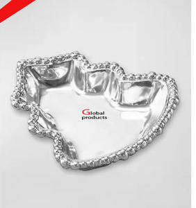 Nouvelle arrivée plateau de service en acier inoxydable en métal de forme ovale pour restaurant et bar d'hôtel - Product Image 5