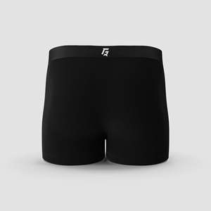 Cómodos Calzoncillos Boxer Negros de Cintura Media, Largos, Sin Costuras y Desechables, con Fibra de Bambú y Spandex, Tallas XL y XXL - Product Image 2
