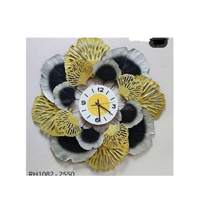 Horloge murale Vintage fabriquée à la main de luxe moderne Simple hôtel décoration de famille horloge Antique décoration de jardin en laiton pur - Product Image 3