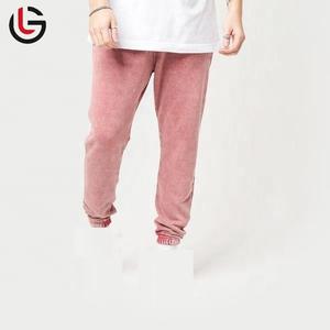 กางเกงนักวิ่งผ้าซักแบบมีสไตล์ของผู้ชายกางเกงผ้าเฟรนช์เทอร์รี่กันแดดสีจางสไตล์วินเทจพิมพ์ลายกระวนกระวายใจกางเกงลำลองทรงตรง - Product Image 2