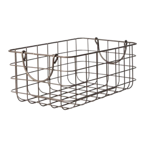 Cesta de almacenamiento de alambre de metal de hierro ligero de almacenamiento de alambre fuerte de la mejor calidad para el hogar pulido dorado - Product Image 3