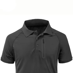 2025 Solarwool Logo personnalisé Style 100% laine mérinos Polo T-shirt pour hommes - Product Image 4