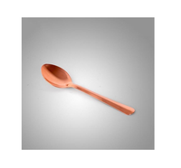 Cuillère de service en cuivre de luxe, finition dorée, manche long, haute qualité, style classique, capacité de 10 ml, design personnalisable, dîner de fête