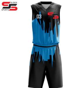 Uniforme de basket-ball de haute qualité avec logo d'impression personnalisé pour le kit d'uniforme pour hommes du club de basket-ball - Product Image 1