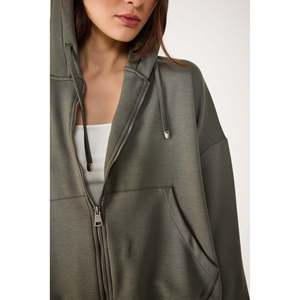 Sudadera con Capucha y Cremallera de Tela Modal Suave al Tacto - Product Image 3