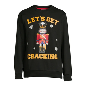 Servicio OEM Temporada de invierno Cómodas sudaderas de gran tamaño con cuello redondo para hombres Sudaderas ajustadas Sudaderas casuales personalizadas impresas para - Product Image 1