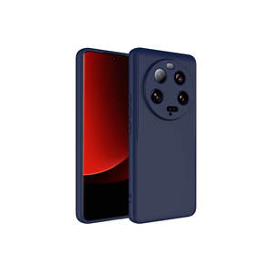 Funda Protectora de Silicona Líquida 5G Premium Azul Marino de la Serie ATA Mara Lansman, Resistente a Impactos, con Forro de Microfibra para Mi 13 - Product Image 1