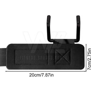 Équipement de gymnastique confortable pour l'entraînement de levage lourd crochets d'haltérophilie à vendre crochets de levage d'entraînement - Product Image 4