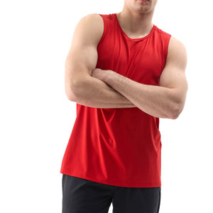 All'ingrosso Logo personalizzato traspirante in maglia sportiva canotta da ginnastica da <span class=keywords><strong>uomo</strong></span> gilet estivo <span class=keywords><strong>sportivo</strong></span> in stile muscolare - Product Image 1