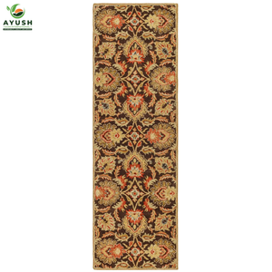 Tapis doux et biologique en laine, rembourré et fait à la main, pour la chambre à coucher et le salon - Product Image 3