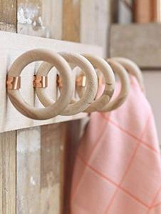 แหวนผ้าเช็ดปากทำจากไม้ทำด้วยมือแหวนผ้าเช็ดปากสุดหรูรูปทรงวินเทจไม่ซ้ำใครสำหรับปาร์ตี้วันหยุดงานแต่งงานโอกาสพิเศษ - Product Image 2