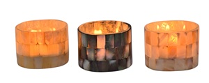 Classic <b>Mini</b> Metal Tea Light Holders Durable Jar-Shaped Glass Home Decor Handmade IHA Brand Model IHACA437 Valentine's Day - Product Image 6