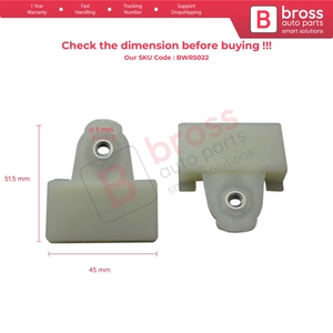 ตัวเชื่อมกระจกประตูหน้าต่าง BWR5022 สำหรับ Grand Am Sunfire 1995-2005 Alero Cutlass MK6 Cavalier Malibu 22689012 - Product Image 6