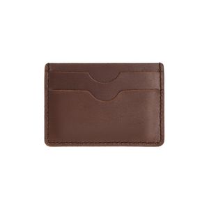 Porte-cartes en cuir véritable Index, portefeuille fin minimaliste, étui pour cartes de crédit, organiseur de poche pour homme - Product Image 2