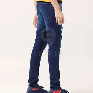 Pantalon en jean pour hommes personnalisé en gros coupe ajustée tissu durable styles modernes OEM prix d'usine pantalon pour hommes - Product Image 4