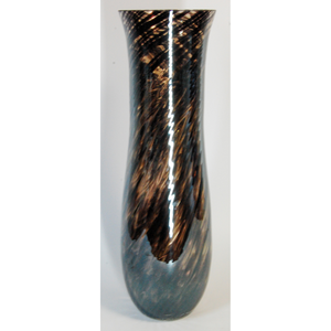Colección Gotica, florero de cristal italiano, decoración del hogar de alta calidad en estilo de diseño Art Deco de Color de barro negro especial - Product Image 2