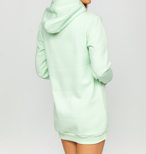 <b>Drop</b> Shoulder Long Sleeve Hoodie Custom Screen Printed Logo Acid Wash Techniques pullover hoodies for women - Product Image 5