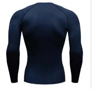Camisas de compresión para hombre Camiseta de manga larga para hombre Rash Guard Athletic Capa base Undershirt Gear Camiseta para deportes de Bangladesh - Product Image 2