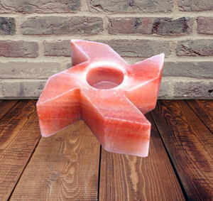 Porte-bougies chauffe-plat en forme de moulin à vent en sel rose de l'Himalaya, meilleurs porte-bougies chauffe-plat en sel rose, porte-bougies au sel rose du Pakistan - Product Image 5