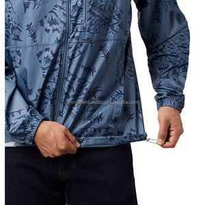 Veste d'extérieur de randonnée personnalisée OEM, manteau hydrofuge coupe-vent coupe-vent, veste coupe-vent pour hommes et femmes - Product Image 6
