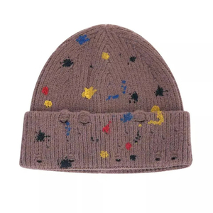 2025 <b>Beanie</b> Hats Big Logo Custom Design Winter Knitted <b>Beanie</b> Cap Winter <b>Streetwear</b> Men <b>Beanie</b> Caps With Custom Logo - Product Image 1