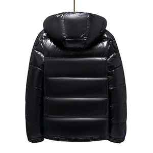 Hot Sale Man Down Winter Black Casual Polyester Zip up <b>Hoody</b> Bubble Jacket New Design Winter Season Warm Coat Puffer Jackets - Product Image 3