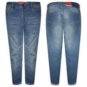 Pantalon en jean ample pour homme, en coton durable, confortable, style streetwear décontracté, classique, en denim délavé - Product Image 6