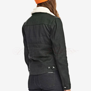 Nueva venta al por mayor personalizada Mujer talla grande moto carreras montar chaqueta ropa deportiva 100% algodón transpirable a prueba de viento impermeable - Product Image 5