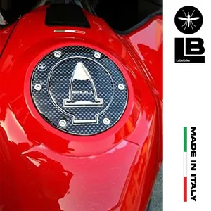 Adesivi 3D in carbonio per tappo serbatoio carburante per Moto Ducati Multistrada 1200 - Product Image 4