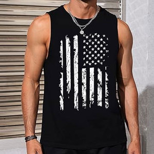 Custom Lightweight Breathable Workout Tank Top Casual Knitted <b>Running</b> <b>Singlet</b> with Breathable Sleeveless Shirt Design - Product Image 3