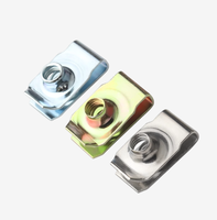 Pengikat Berkualitas Tinggi Q312B M4 M5 M6 Penjepit Cepat Pengunci Aman Berlapis Seng Biru untuk Otomotif Sepeda Motor U Clip Nut