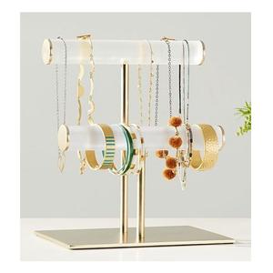 Support à bijoux en marbre et en fer fait à la main, dernier design, support à bijoux décoratif en métal pour boucles d'oreilles et colliers - Product Image 3