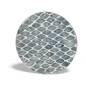 Modern Eco Friendly Round Mother of Pearl <b>Placemat</b> <b>for</b> Home Dining <b>Tables</b> and Natural Decor From Vietnam - Product Image 2