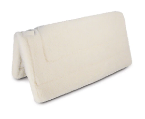 100% fieltro de lana manta de sillín contorneada occidental comodidad óptima equipo de caballo trabajo de cuero almohadillas ecuestres para SILLÍN - Product Image 2