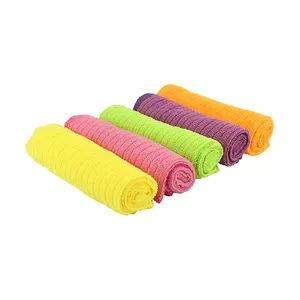 Pack of 10 Microfiber Cleaning Cloths Towels 40x40cm Polyester Material for Household and Kitchen Care