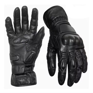 Guantes de moto de cuero genuino para hombre y mujer logotipo personalizado/diseño guante de moto de carreras con la mejor gama - Product Image 4