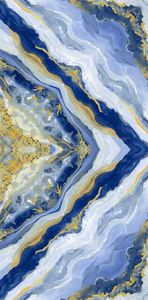 Homogenuos Carreaux de sol en porcelaine vitrifiée 600x1200mm pour hôtel sept étoiles High Pixel Designs Micro Crystal Polish Finish. - Product Image 2