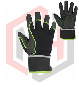 Gants de travail tactiques avec logo personnalisé Gants de mécanicien de sécurité en cuir synthétique pour le travail en extérieur Main d'assemblage vintage - Product Image 4