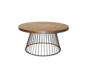 Gran oferta, nuevos muebles hechos a mano para el hogar, mesa de centro de Metal, almacenamiento, decoraciones decorativas de forma redonda, Fabricante Mayorista exportador - Product Image 4