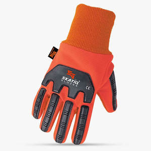 Skatiq SG-1697 XL Gants de sécurité imperméables et antidérapants en TPR pour la construction du dos avec protection contre les chocs Produit original - Product Image 5
